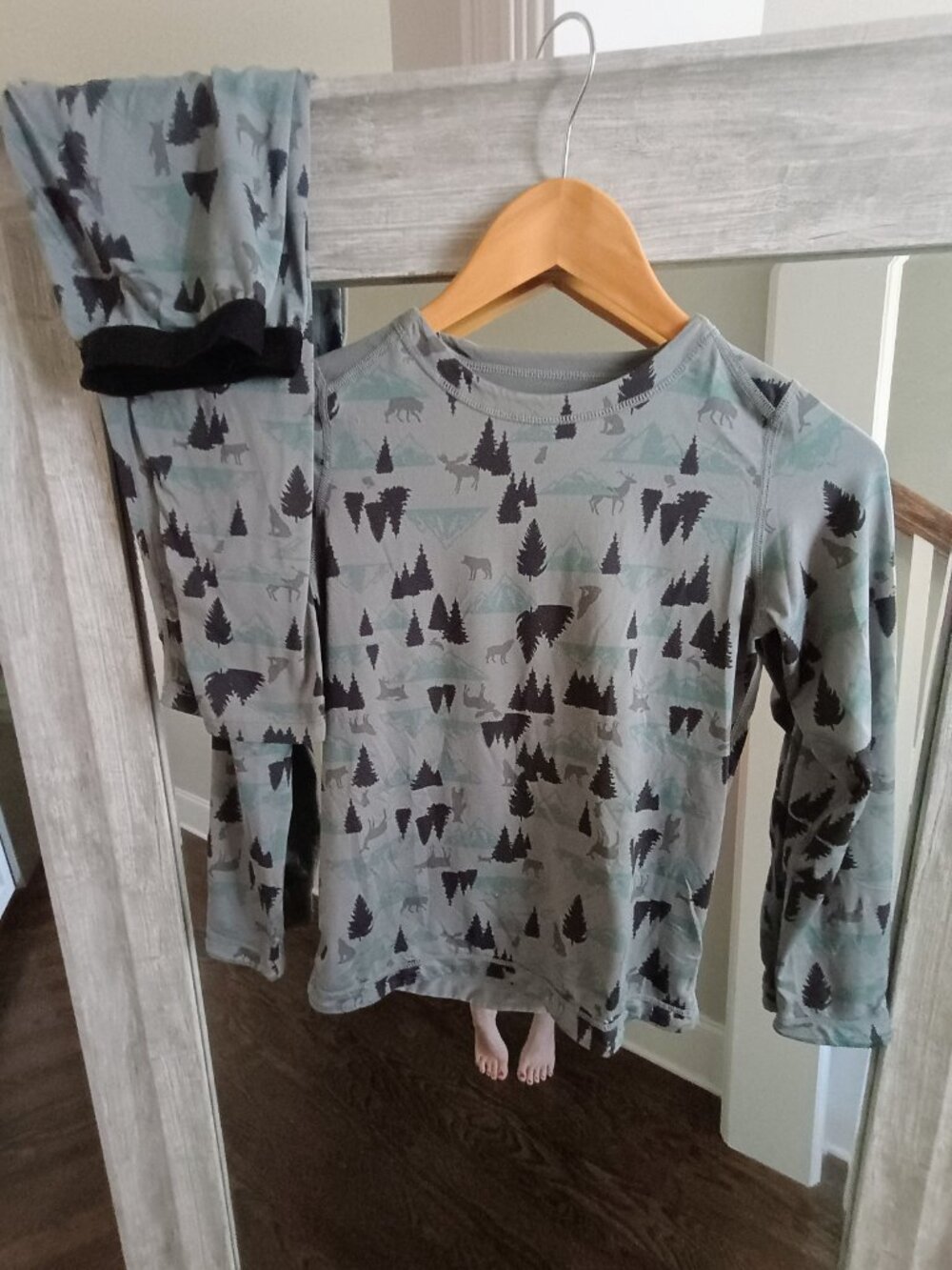 Boys, layering long underwear set